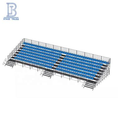 Chine Activities Used Basketball Outdoor Sports Scaffolding Stadium Bleachers With Plastic Seat à vendre