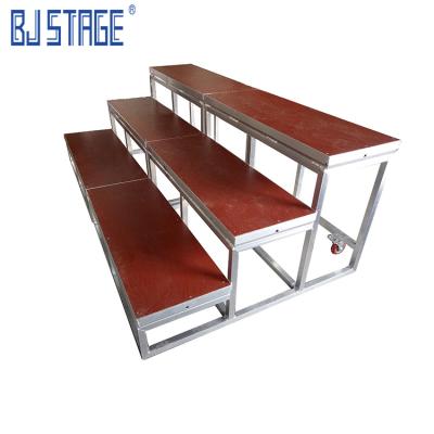 China Non-slip fixed choir stage aluminum alloy folding choir platform suitable for outdoor activities can be customized en venta