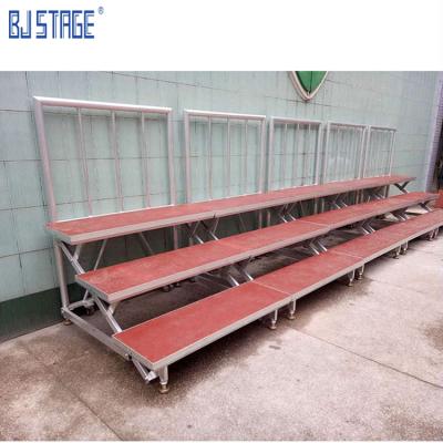 China Non-slip stageAluminum alloy choir choir stand with foldable choir stand en venta