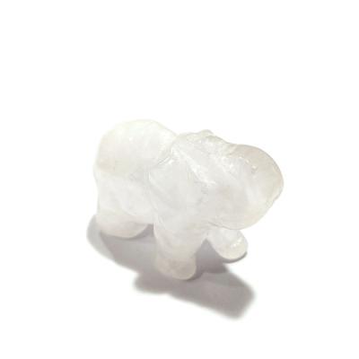 China Wholesale High Quality Clear Quartz Crystal Elephant Figurines For Gifts from China for sale