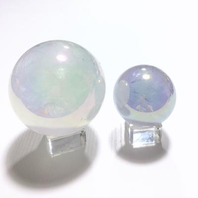 China Europe high quality crystal open natural crystal wholesale aura crystal spheres for sale