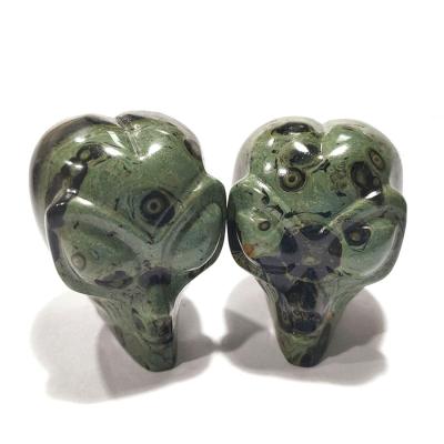 China Hot Selling Jasper Skulls Natural Kambaba Jasper From China Processing Foreign Key Skulls For Gifts for sale