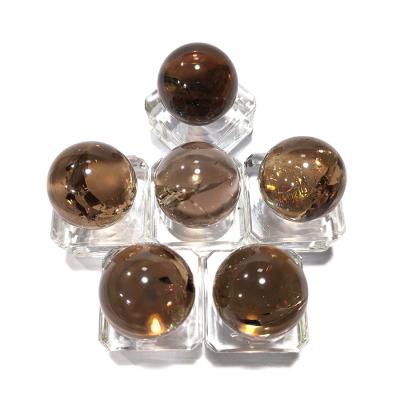 China China Hot Selling High Quality Crystal Beads For Jewelry Making Smoky Quartz Beads For Home Decoration for sale