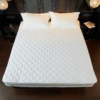 China Anti-Static Customized Machine Washed Hotel Quality Mattress Protector Waterproof Mattress Cover For Hotel And Spa Used for sale