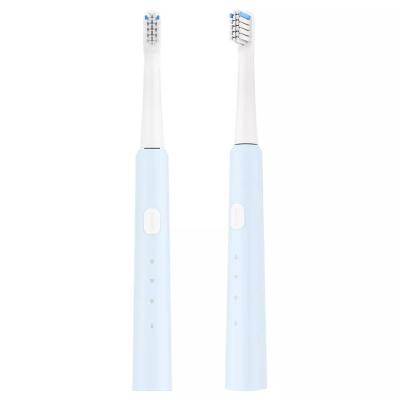 China Teeth Cleaning Metal Replaceable Electronic Reusable Toothbrush Adult Ultrathin Sonic Electric Toothbrush for sale