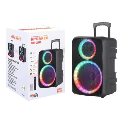 China None Led Usb Lightweight Cart Wireless Speakers With Mic Portable Speaker for sale