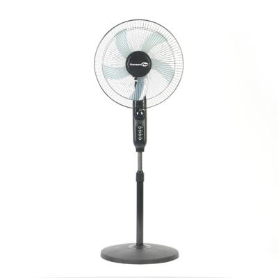 China Hotel For Garage Hansonview Rechargeable Standing Fan With Remote Control For Home for sale