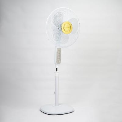 China Hotel Cheap 16 Inch Rack Fan 3 Speed ​​Stand Swinging Setting Strong Wind Fans With Remote for sale