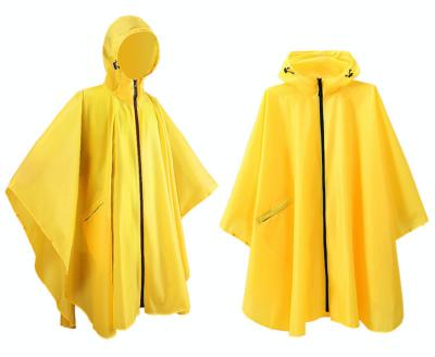 China Waterproof Windproof 2022 Portable Reusable Waterproof Raincoat Hooded Adult Motorcycle Raincoat Three-in-one Multi Functional Hiking Rain Poncho for sale