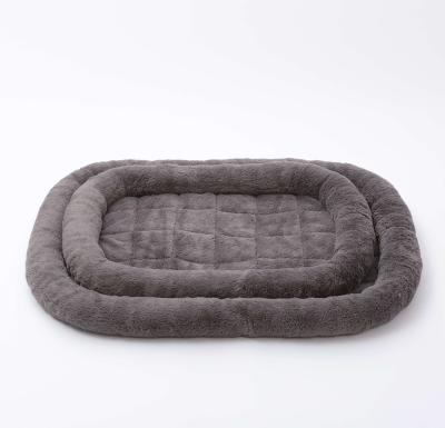 China Breathable Bolster Pet Bed | Ideal Dog Beds For Metal Dog Crates | Machine wash and cage dry mat for sale