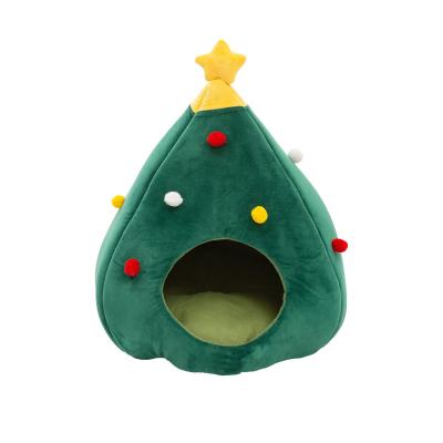 China Hand Wash Christmas Tree Festival Pet House for sale