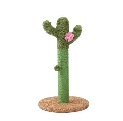 China Sustainable Cactus Cat Scratch Protect Your Furniture with Natural Sisal Scratching Posts and Pads for sale