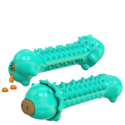 China Sustainable Dog Toys For Aggressive Chewers , The Toughest TPR Interactive Dog Toys For Dog-teeth for sale