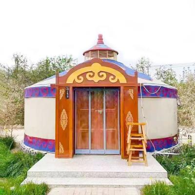 China Extended Type Big Ger Big Sinoyurt yurts for sale with track for sale