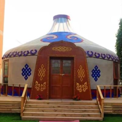 China Sinoyurt Height 6m Large Extended Type Large yurt for sale with loft for sale