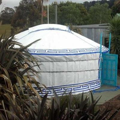 China Extended Type Winter Movable Transparent Home House Waterproof Mongolian Green Traditional Wooden Yurt for sale