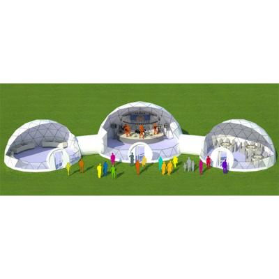 China 6m Sound Proof Trade Show 3m 4m 5m Geodesic Dome Tents For Sale for sale