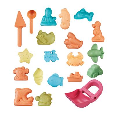 China Outdoor Toys Sand Toys With Sand Mold Wheat Straw Beach Toys For Toddlers Kids Boys Animal Girl 20*12*12 for sale