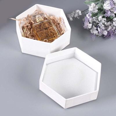 China New Recyclable Tender Make Up Special Hexagon Perfume Packaging Box Custom Luxury Paper Gift Boxes for sale