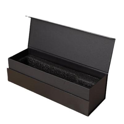 China Recyclable Wholesale Custom Magnetic Wine Paper Cardboard Box Wine Bottle Packaging Gift Box for sale