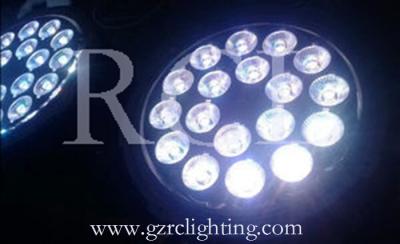 China RGBWA+UV LED Par Light  Waterproof Digital Display LED 18Bulbs x 18W Balck Cast 6 In 1 RGBWA+UV for sale