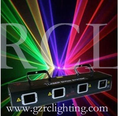 China Four Head Red And Green Laser Stage Lighting AC110 / 240V Stage Light for sale