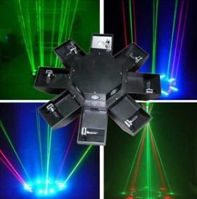 China LED Stage Green Laser Light / UFO Octopus Laser Light for sale