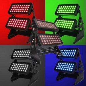 China Double Head 72*10W Outdoor IP65 Waterproof 4 in 1 LED Stage Wall Wash City Color Light for sale