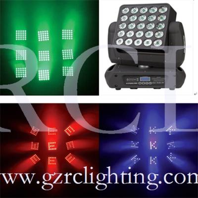 China 25pcs Disco Stage Lights 10w Rgbw 4in1 Led Matrix Blinder Led Moving Head Light for sale