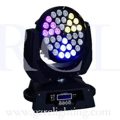 China High Brightness 15W RGBWA 5 in 1 LED Wash Moving Head for Live Concerts Ktv Disco lighting for sale