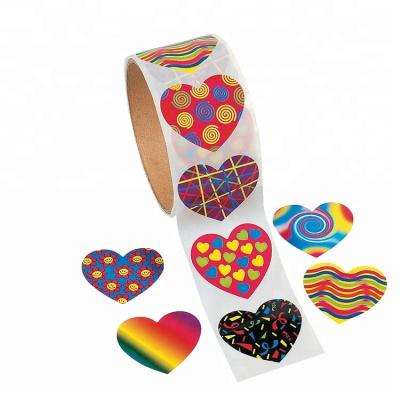 China Oriental Trading Company Waterproof Funky Heart Bun Stickers (100 pc) for sale