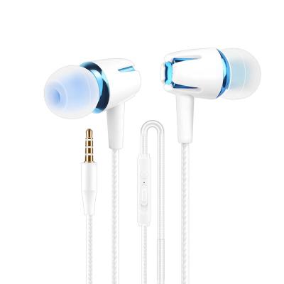 China 2020 Hot Selling Universal Mobile Gold Gold Handsfree Osteoconductive Headphones Wired Earphone With Mic Gaming Headset Wired Earphone for sale