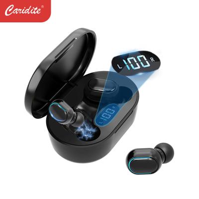 China Original Caridite Dropshipping TWS In-Ear Wireless Earphone For All Mobile Phone Computer Smart Wireless BT 5.0 Touch Control Headset for sale