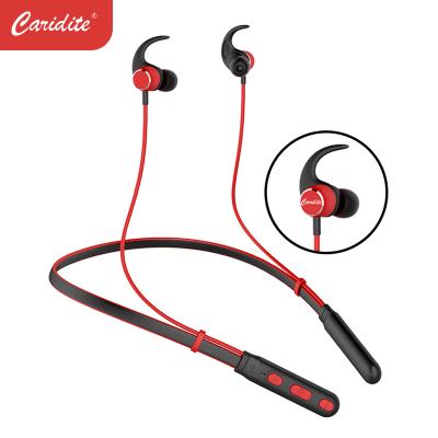 China Super Deep Bass Caridite Popular Wireless BT Bass Neckband Headphone Waterproof 5.0 Magnetic Sports Neck Band Radio for sale