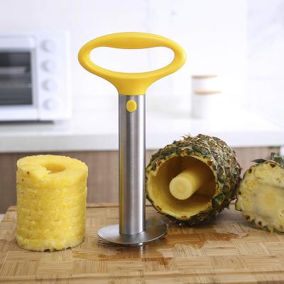 China Viable Kitchen Tool Pineapple Hollow Puncher Slicer Peeler Cutter Stem Remover Pineapple Cutter for sale