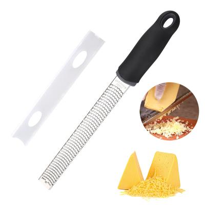 China Multifunctional Hand Held Viable Stainless Steel Grater Lemon Zester Coconut Cheese Grater For Kitchen Tools for sale