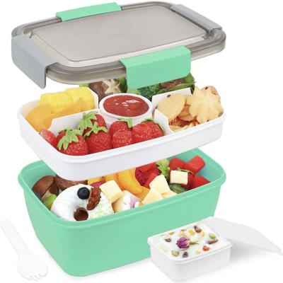 China 5-Compartment Kids Lunch Box School Nutrition Bento Microwavable Bento Box For Children Style Balance for sale