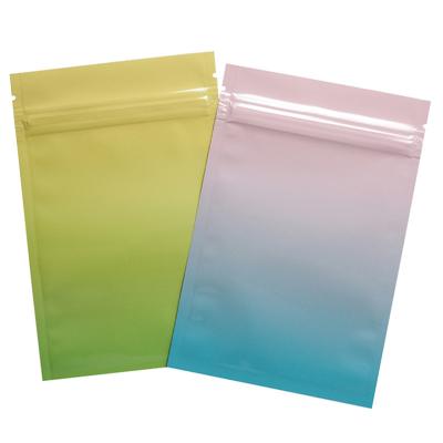 China Moisture Proof Face Mask Bags Plastic Cosmetic Bags Colored Cookie Food Aluminum Foil Packing Bag for sale