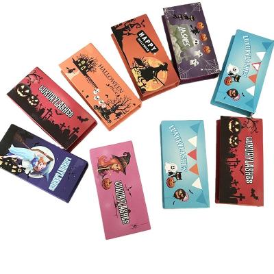 China Recyclable Ready To Ship Halloween Wicks Box Magnetic Box For Mink Eyelashes Packing for sale