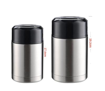 China Double Wall Stainless Steel Food Container Kids Thermo Lunch Box Sustainable Warmer Stainless Steel for sale