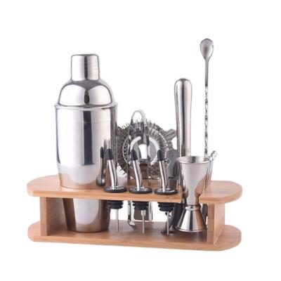 China Sustainable Economic Custom Design Mixer Cocktail Bartender Kit Bar Set Tools Bag for sale