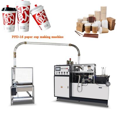 China Doubel-PET Coate-freier Raum oder Druck-85 PC-Kaffee-Tee-Papier-Schale, die Maschinen herstellen zu verkaufen