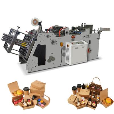 China Máquina de cena inteligente de la fiambrera de papel de Full Auto para la caja para llevar en venta