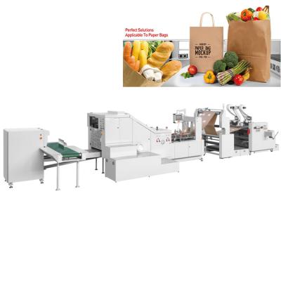 Cina Lunghezza fabbricante completamente automatica della macchina 430mm del sacco di carta dell'alimento asportabile in vendita