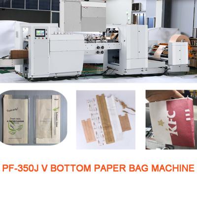 China Automatische het Voedseldocument van 30-80gsm Kraftpapier Zak die Machine met Printer maakt Te koop