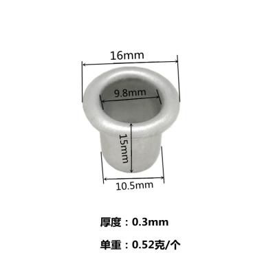 China Home Decoration 16mm Small Aluminum Cup Metal Bottom Metal Candle Cup for sale