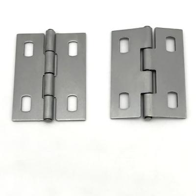 China Modern Anti-Falling Core Hinge Iron Color Square Hole Bed Frame Folding Welded Hinges for sale