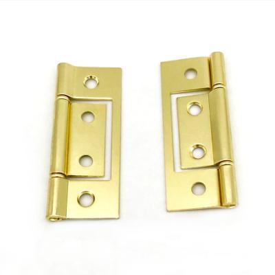 China Modern Golden Submother 3 Inch Door Hinge Industrial Metal Hinge Door And Window Furniture Welding Hinge for sale