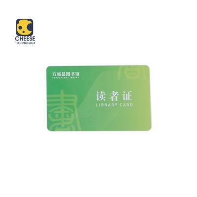 China PVC/PET/Paper PVC Plastic Card Printing HF 13.56MHz NTAG213 RFID Smart Library Card for sale