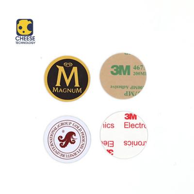 China Hot Selling PVC/PET/Paper 125KHz EM4200 RFID Disc Tags Plastic Coin Card for sale